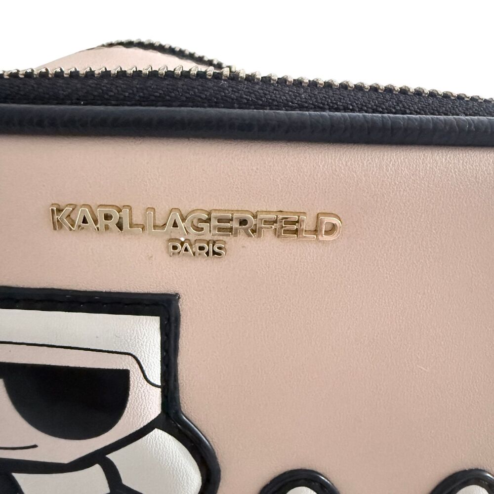 Pre-Owned Karl Lagerfeld Crossbody Bag - Beige Leather - Picture 11 of 16